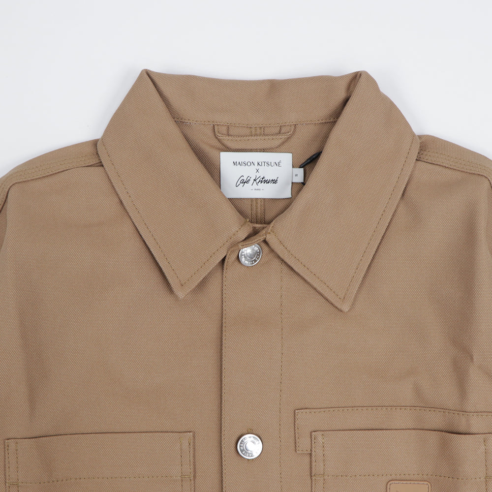 メゾン キツネ アウター ワークウェア ジャケット メンズ