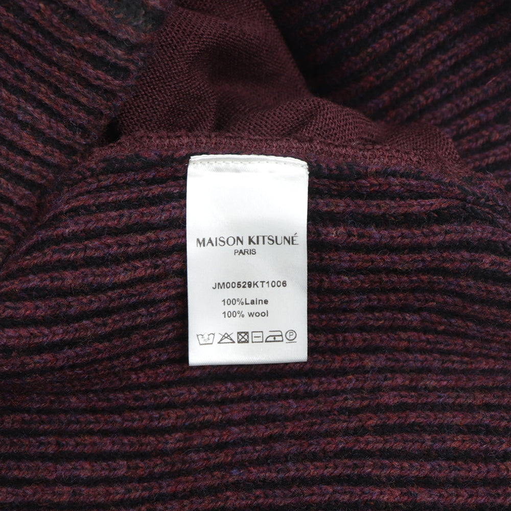 メゾン キツネ トップス JM00529KT1006メンズ ボルドー