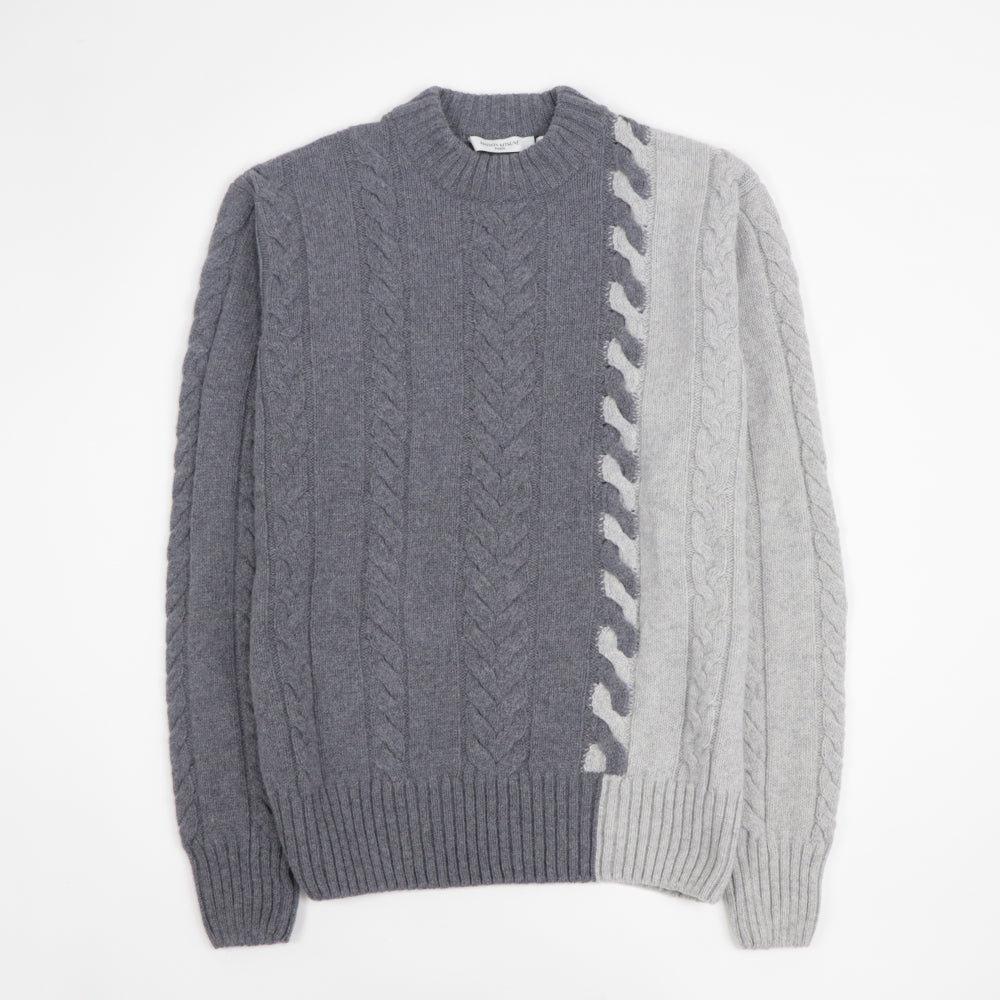 メゾン キツネ ニット JM00549KT1007 メンズ グレー