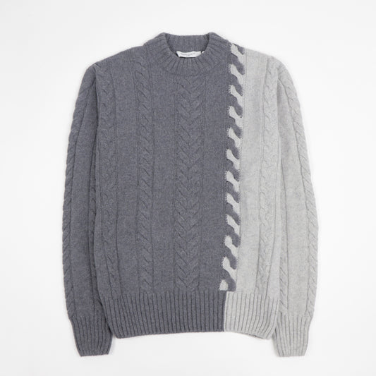 メゾン キツネ ニット JM00549KT1007 メンズ グレー