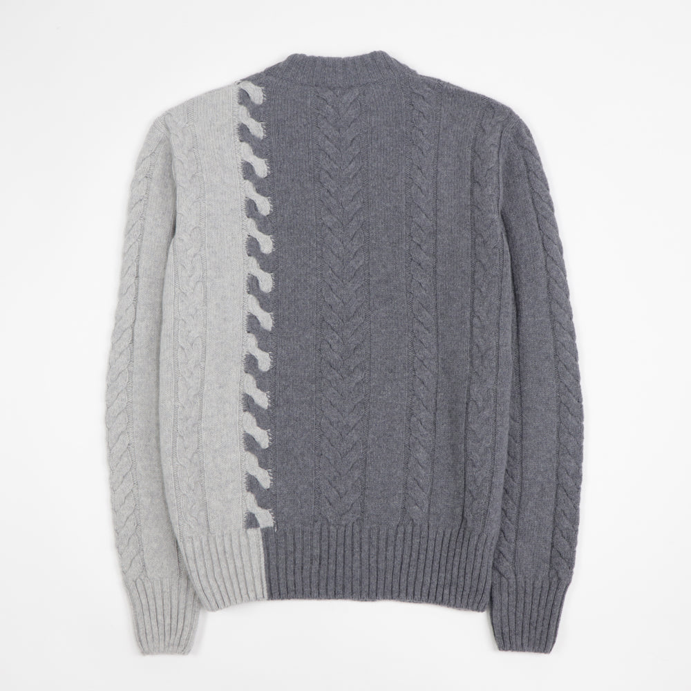 メゾン キツネ ニット JM00549KT1007 メンズ グレー