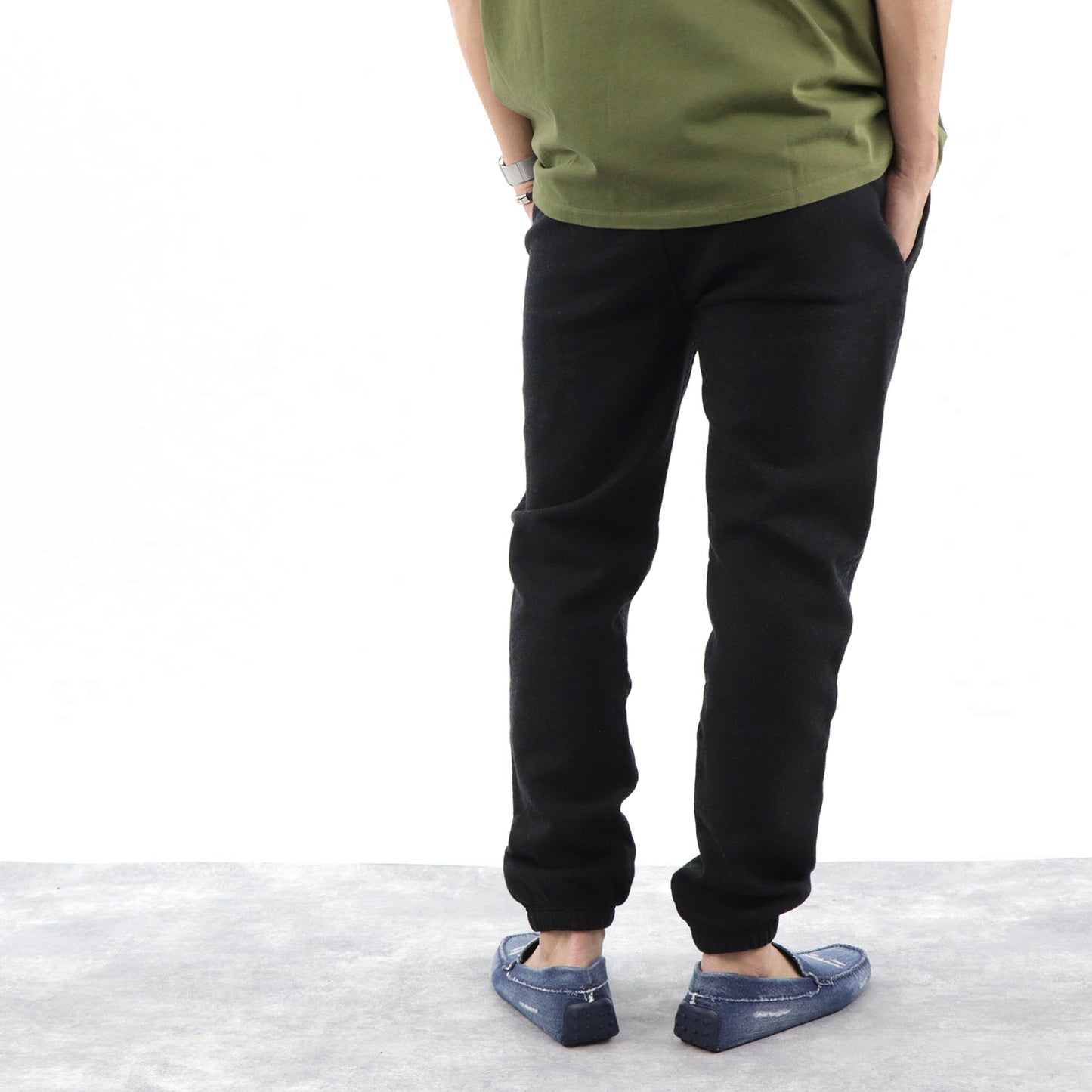 メゾン キツネ ロングパンツ JM01301KM0019 メンズ 黒