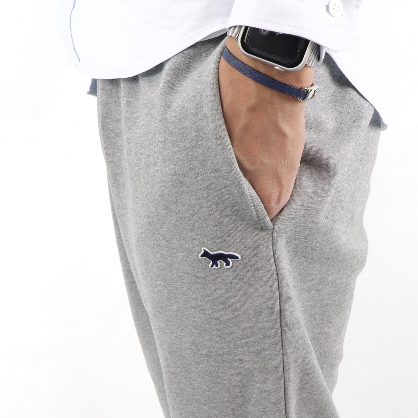 メゾン キツネ ロングパンツ JM01306KM0001