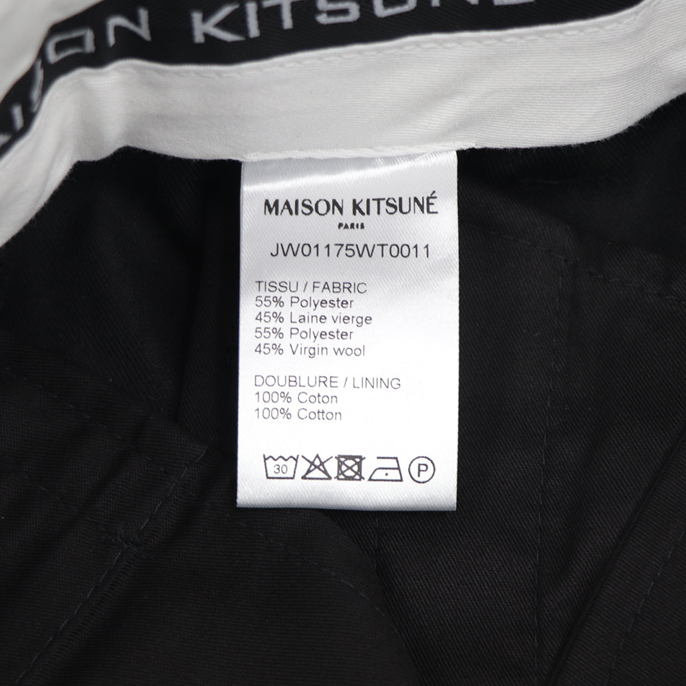 メゾン キツネ ボトムス ロングパンツ ブラック