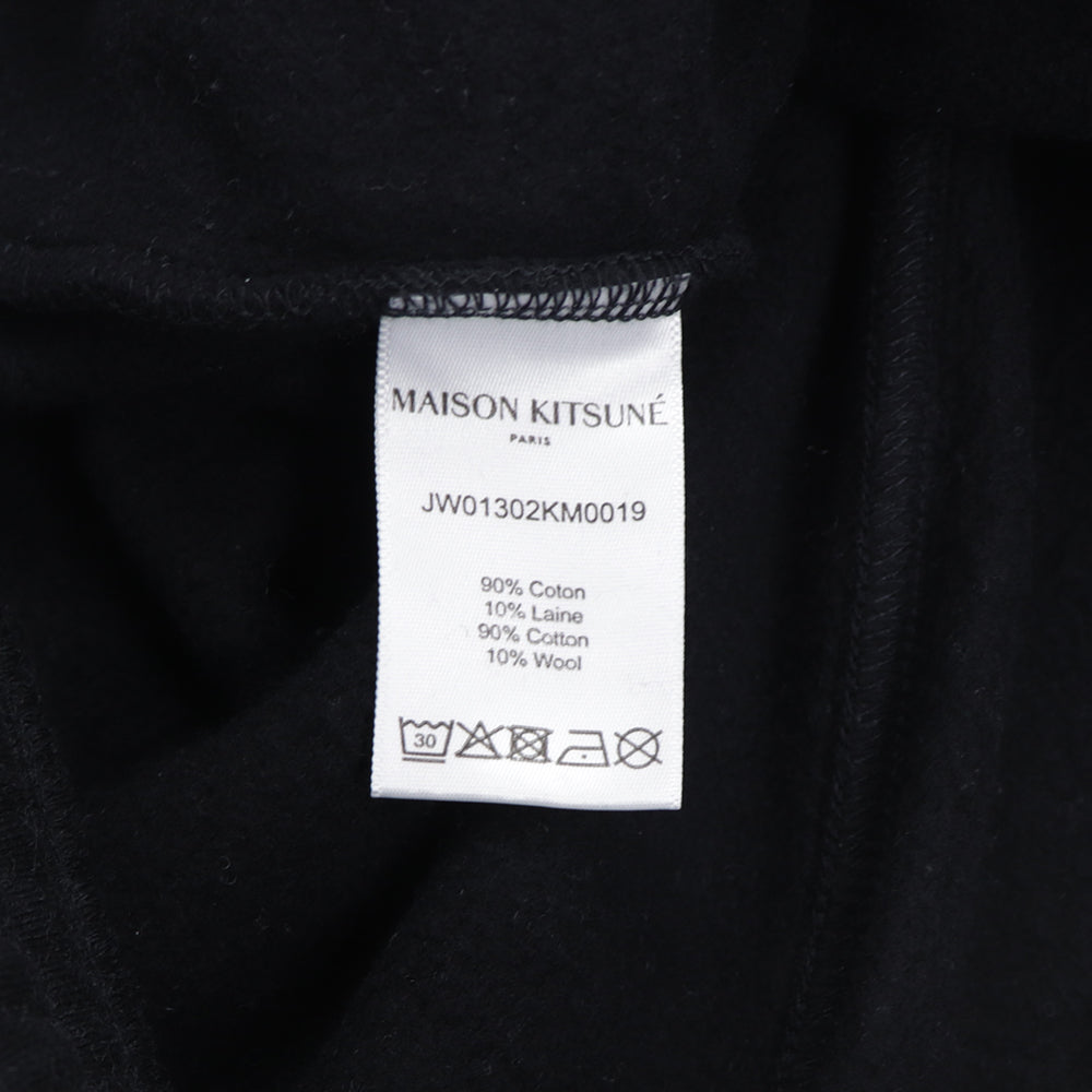 メゾン キツネ ジョガーパンツ ブラック レディース ロゴ