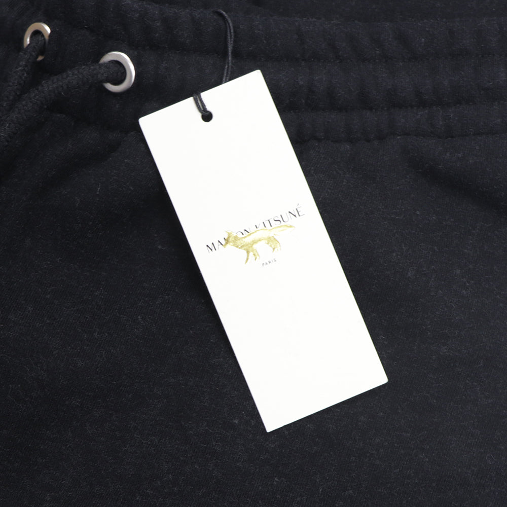 メゾン キツネ ジョガーパンツ ブラック レディース ロゴ