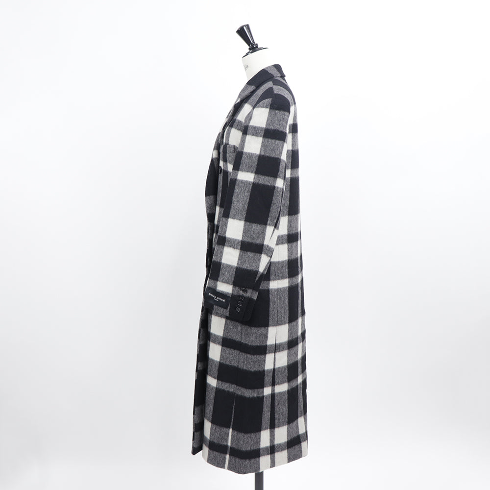 メゾン キツネ ロングコート JW02203WM0022 ブラック