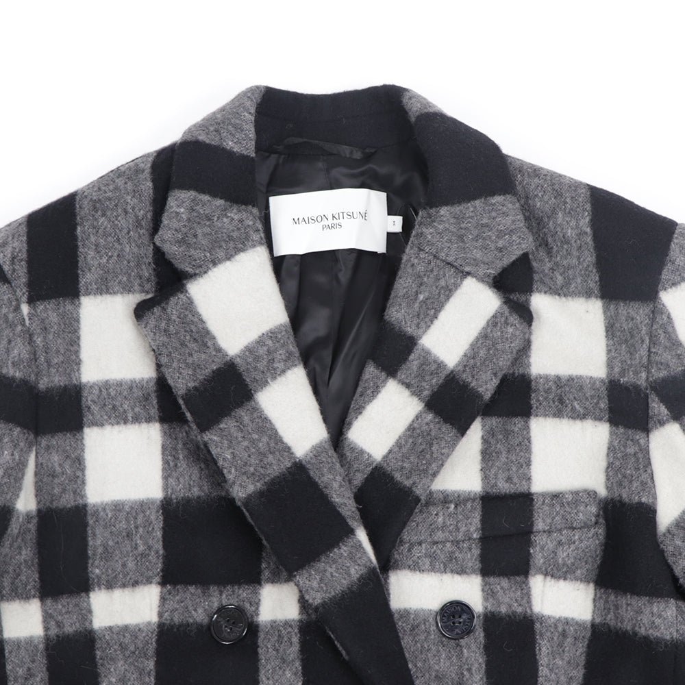 メゾン キツネ ロングコート JW02203WM0022 ブラック