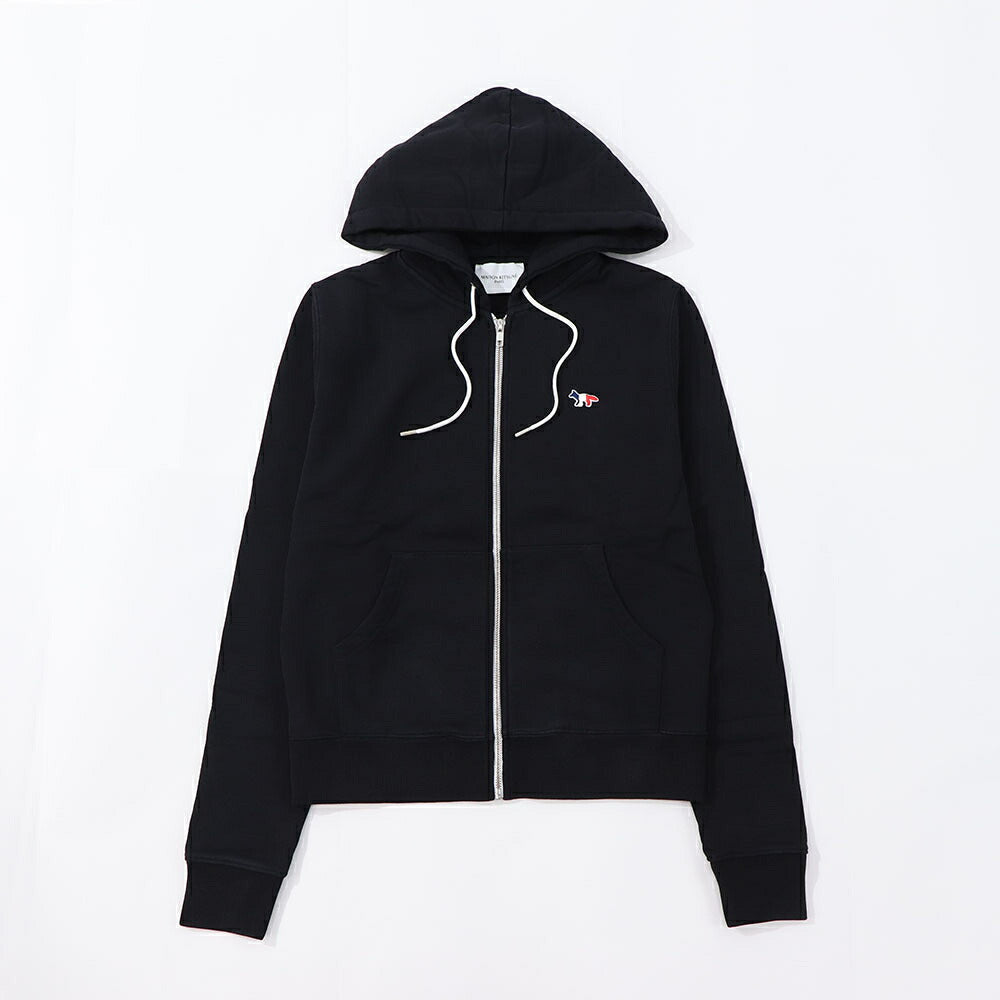 MAISON KITSUNE ジップパーカー Tricolor Fox Patch Hoodie