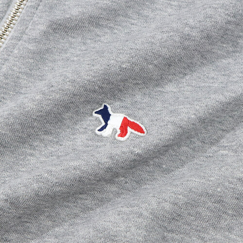 MAISON KITSUNE ジップパーカー Tricolor Fox Patch Hoodie