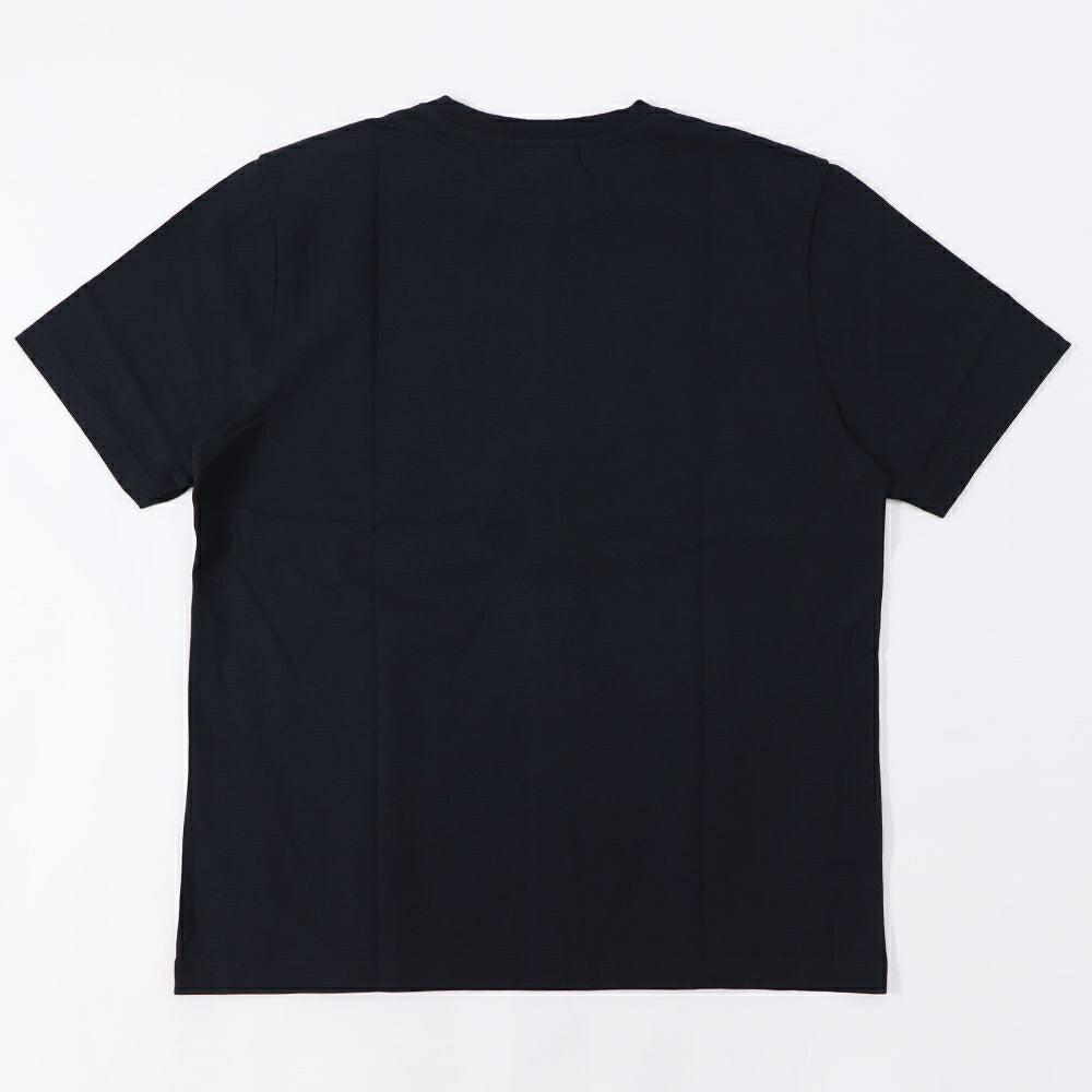 メゾン キツネ MAISON KITSUNE トップス Tシャツ・カットソー メンズ HANDWRITING COMFORT TEE-SHIRT ブラック ロゴ コットン 無地 半袖 クルーネック 半袖 MM00101KJ0118