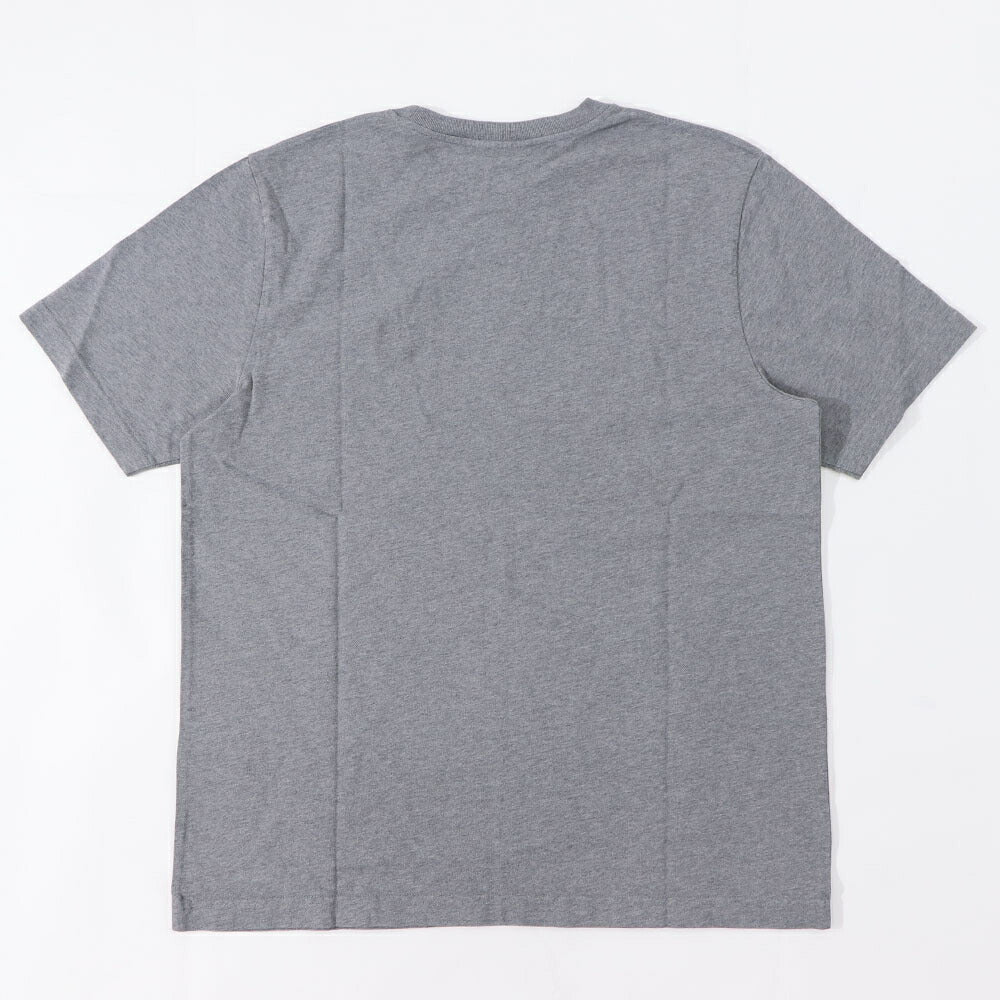 メゾン キツネ MAISON KITSUNE トップス Tシャツ・カットソー メンズ  カーキ メランジグレー フォックスパッチ コットン 無地 ワンポイント 半袖 クルーネック 半袖 MM00127KJ0118