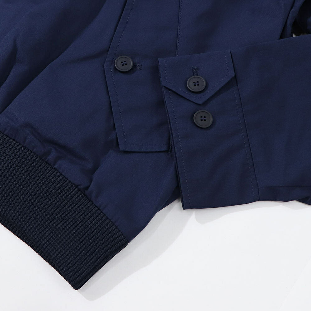 メゾン キツネ MAISON KITSUNE アウター ジャケット・ブルゾン メンズ  ネイビー フォックスパッチ ハリントン 無地 ワンポイント MM02105WQ0067