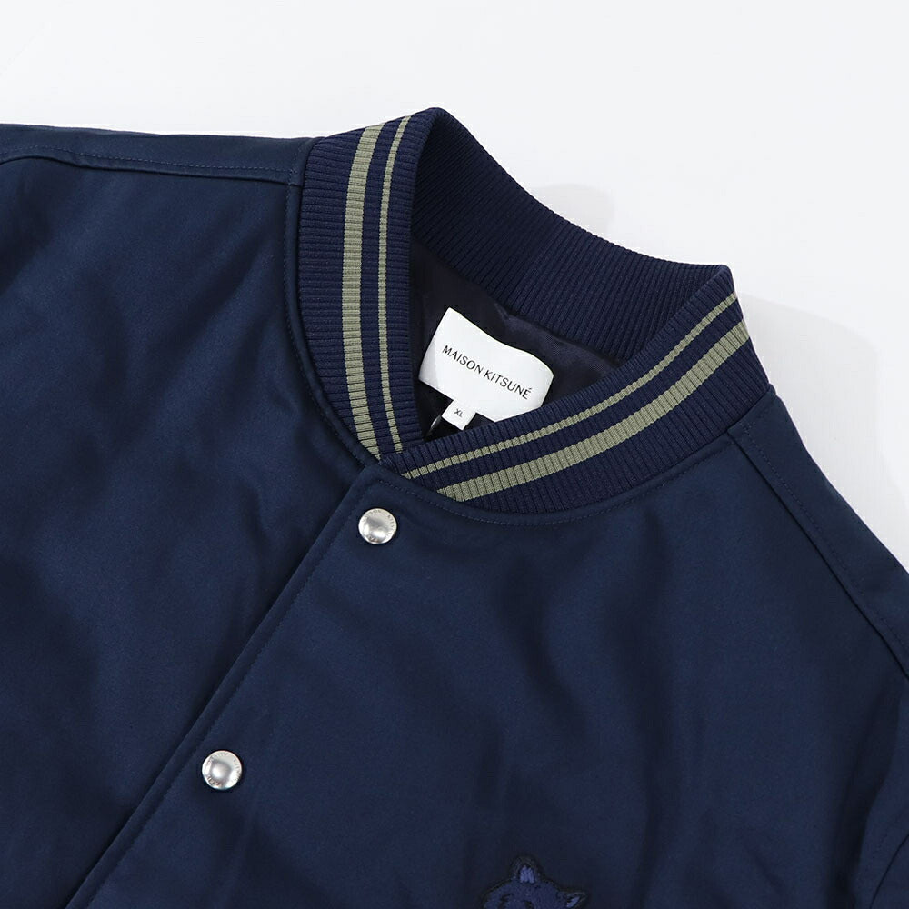 MAISON KITSUNE ジャケット ネイビー フォックスパッチ