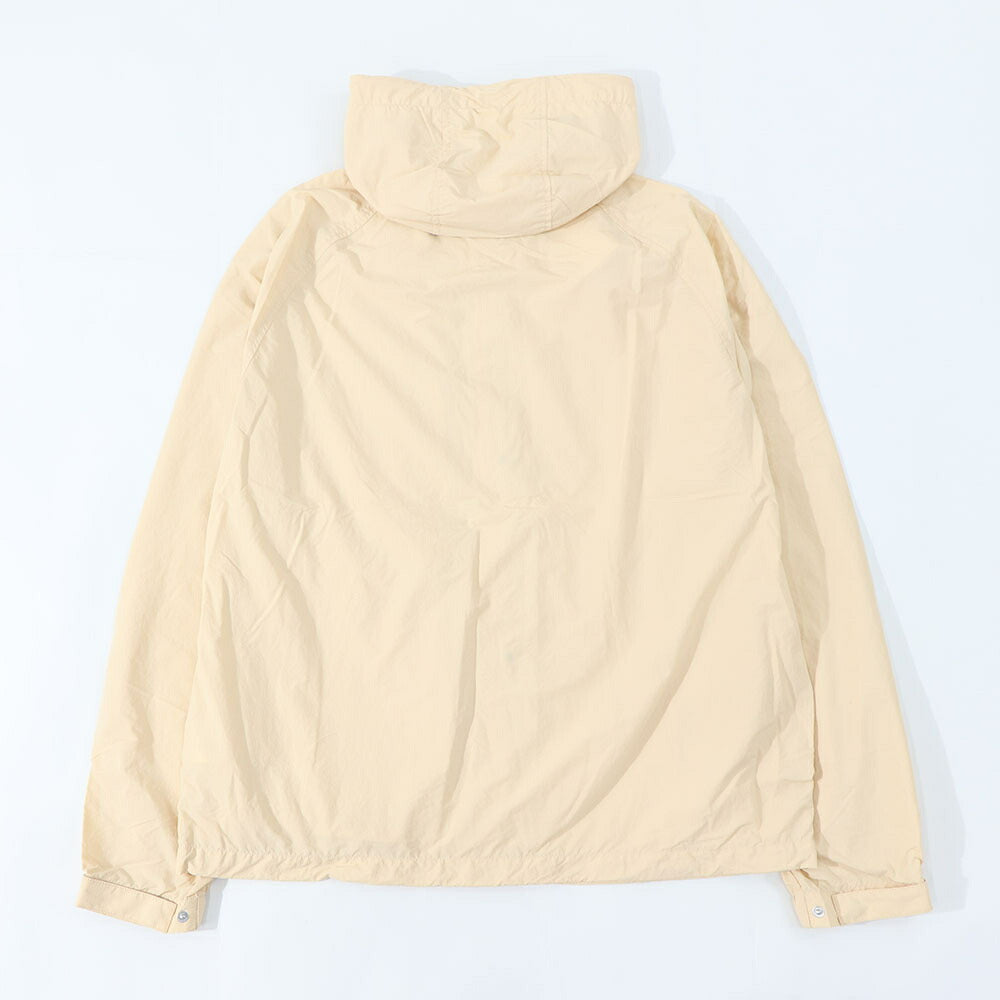 メゾン キツネ MAISON KITSUNE アウター ジャケット・ブルゾン メンズ CLASSIC FOX PATCH WINDBREAKER ベージュ フォックスパッチ ウィンドブレーカー 無地 ワンポイント フード MM02228WQ0072