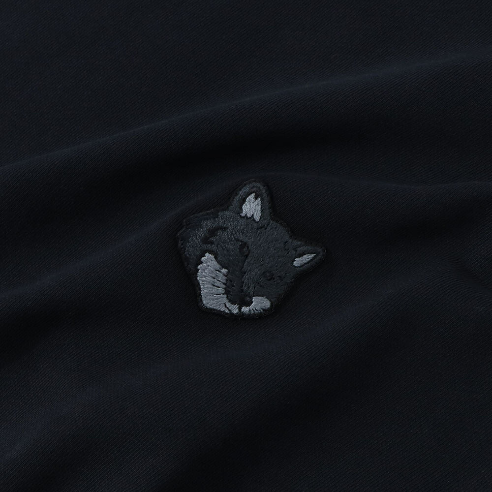 メゾン キツネ MAISON KITSUNE トップス スウェット・トレーナー メンズ BOLD FOX HEAD PATCH ダークメランジグレー ブラック クリーム ネイビー ライトグリーン フォックスパッチ スエット 無地 ワンポイント 長袖 クルーネック MM00304KM0001