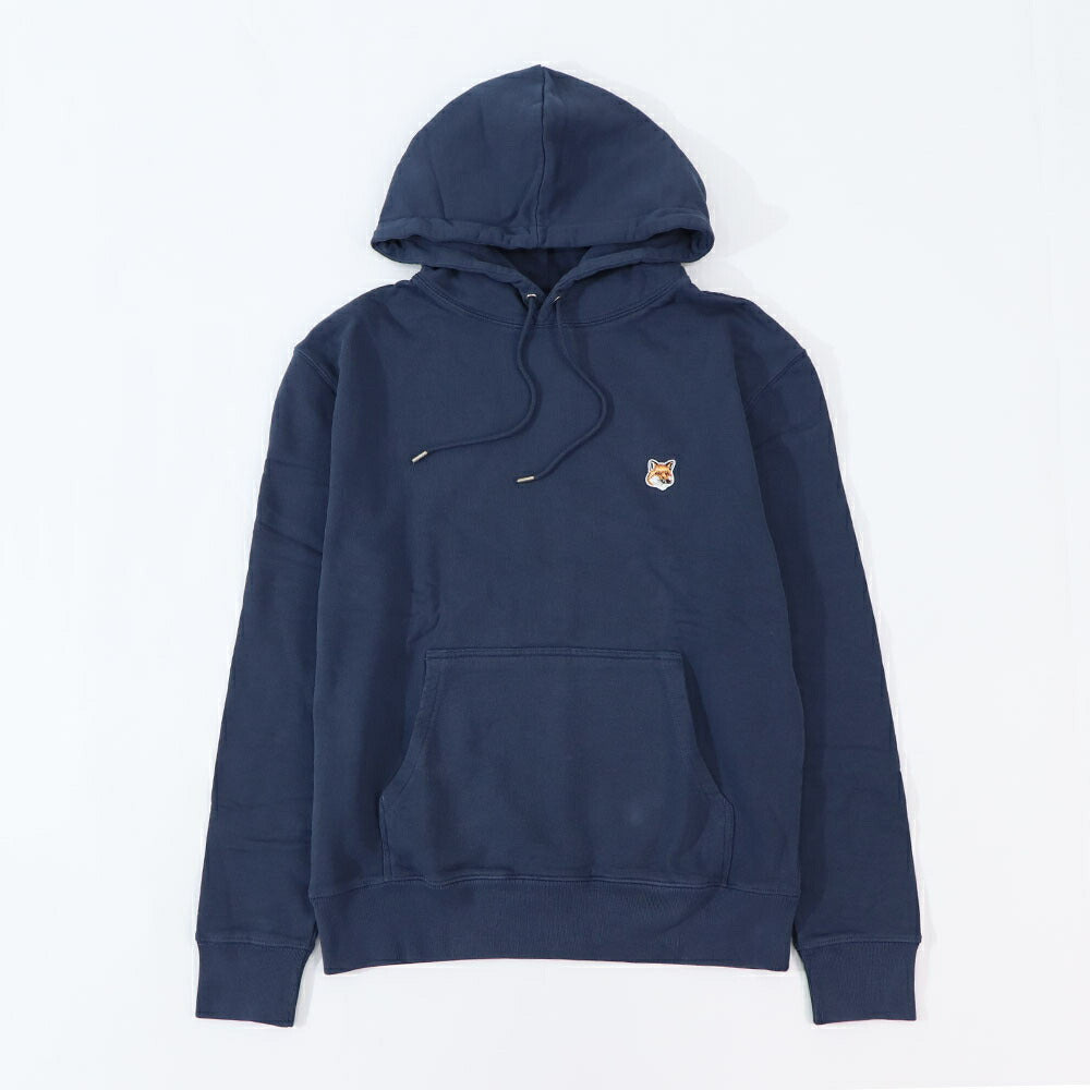 MAISON KITSUNE パーカー ブラック グリーン イエロー ネイビー フォックスパッチ