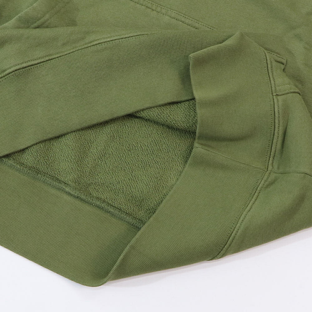 MAISON KITSUNE パーカー ミリタリーグリーン ブルー チルフォックスパッチ スエット フーディ