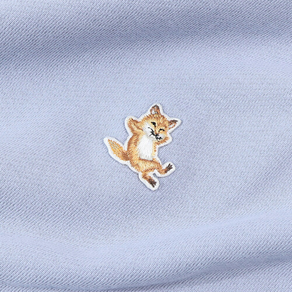 MAISON KITSUNE パーカー ミリタリーグリーン ブルー チルフォックスパッチ スエット フーディ