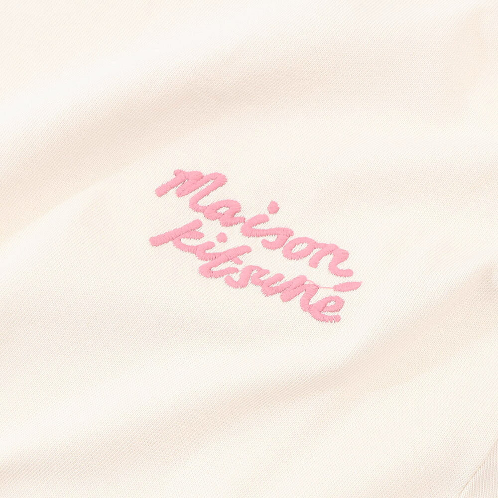 MAISON KITSUNE Tシャツ アイボリー ロゴ 半袖 オーバーサイズ