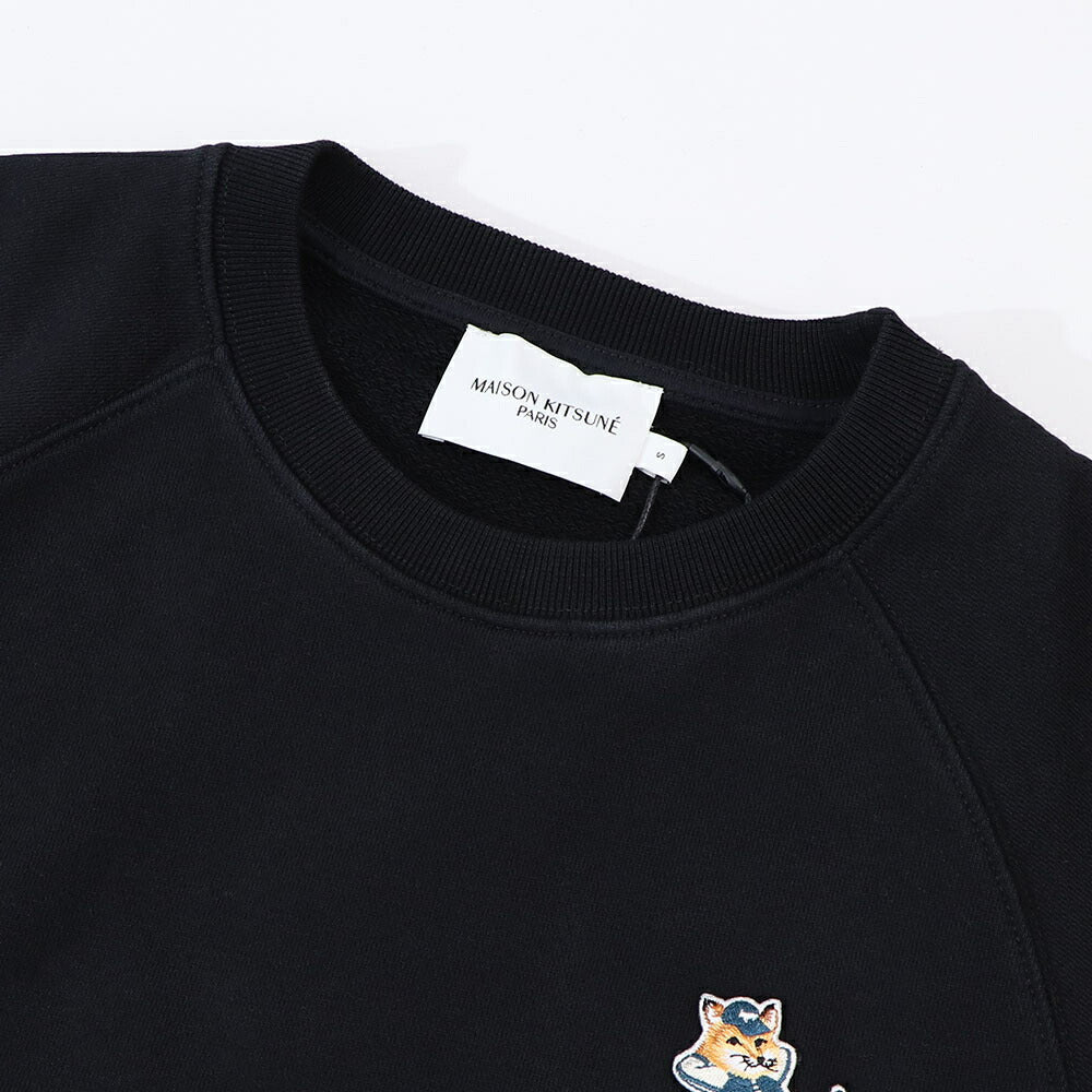 MAISON KITSUNE スウェット DRESSED FOX ブラック ドレスドフォックス