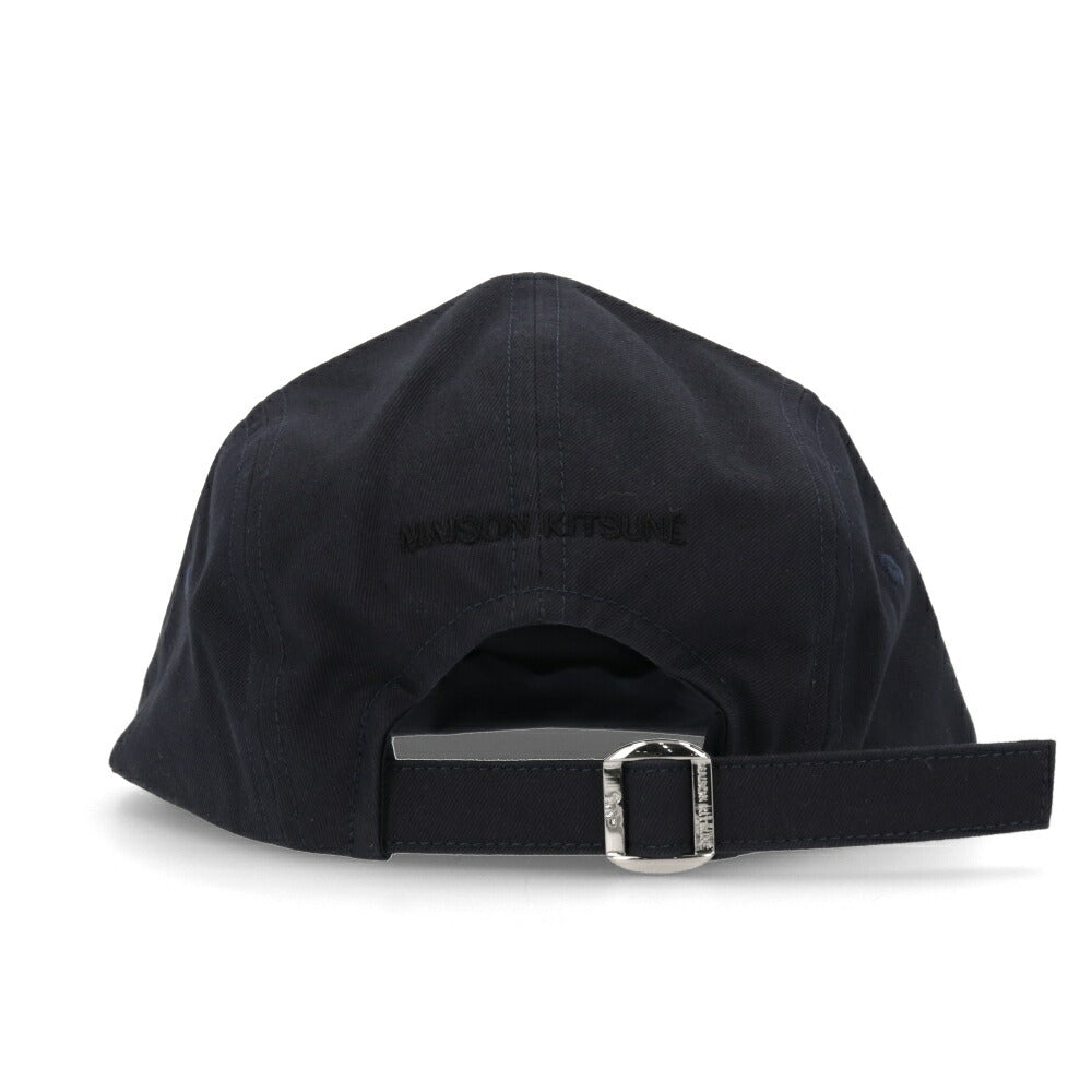 MAISON KITSUNE 帽子 キャップ ユニセックス  ネイビー ロゴ キツネ