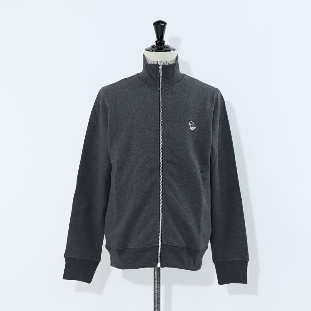 ポール スミス Paul Smith トップス スウェット・トレーナー メンズ グレー グリーン フルジップ ジップアップ スタンドネック 刺繍 ワンポイント シマウマ ゼブラ グレー グリーン M2R-136TZ-L21116