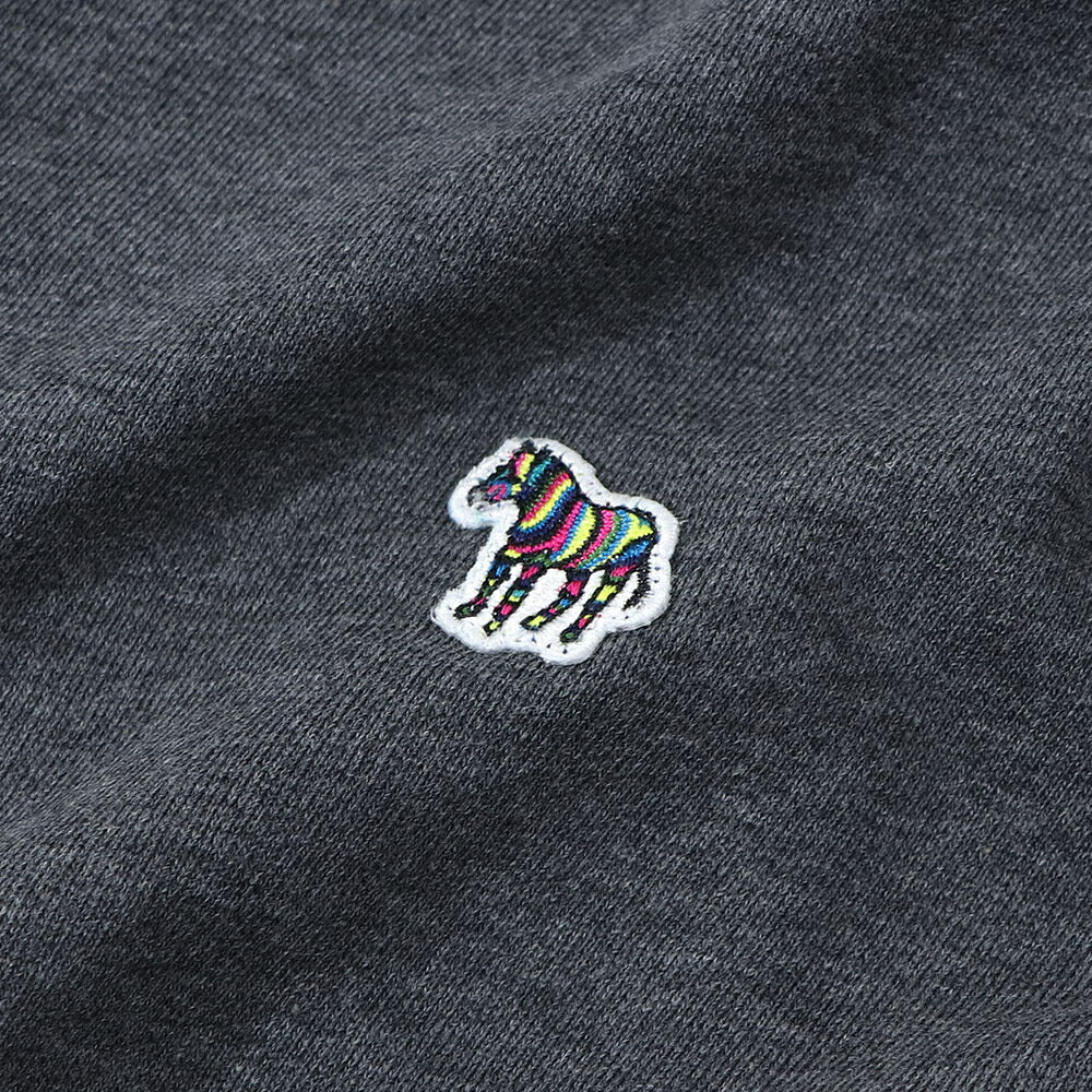 ポール スミス Paul Smith トップス スウェット・トレーナー メンズ グレー グリーン フルジップ ジップアップ スタンドネック 刺繍 ワンポイント シマウマ ゼブラ グレー グリーン M2R-136TZ-L21116