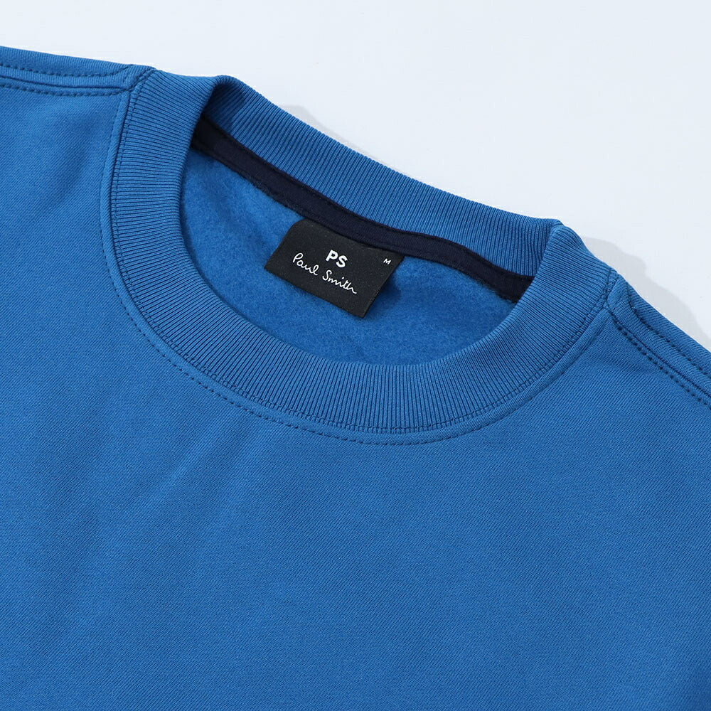 ポール スミス Paul Smith トップス スウェット・トレーナー レディース メンズ ユニセックス Zebra Logo Cotton Sweatshirt ブルー コットン 刺繍 ワンポイント ゼブラ シマウマ ブルー 裏起毛 M2R-027R-KZEBC2