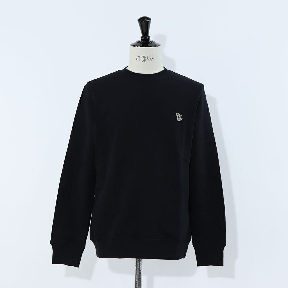 ポール スミス Paul Smith トップス スウェット・トレーナー レディース メンズ ユニセックス ネイビー ブラック コットン 刺繍 ワンポイント ゼブラ シマウマ パイル地 ネイビー ブラック M2R-027R-KZEBRA
