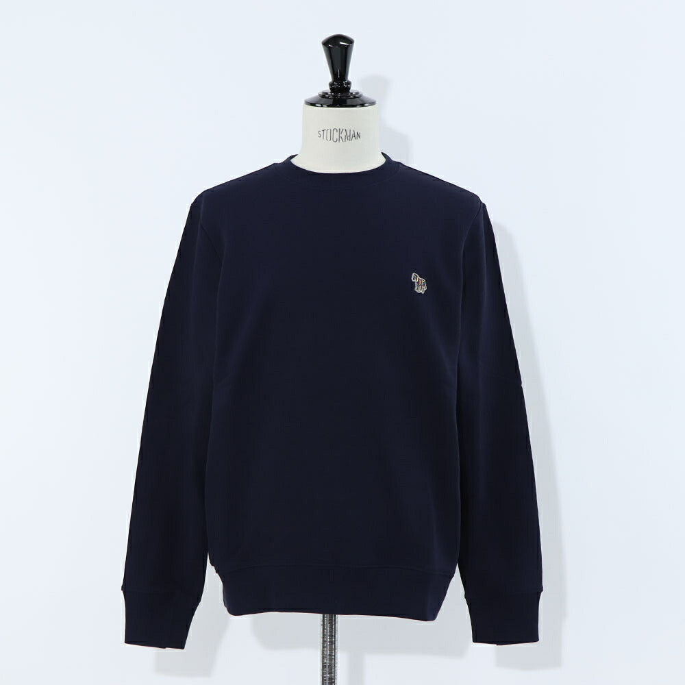 ポール スミス Paul Smith トップス スウェット・トレーナー レディース メンズ ユニセックス ネイビー ブラック コットン 刺繍 ワンポイント ゼブラ シマウマ パイル地 ネイビー ブラック M2R-027R-KZEBRA