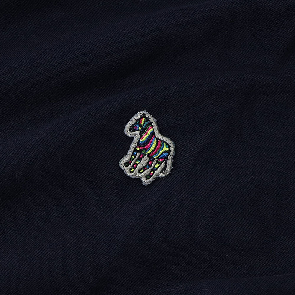ポール スミス Paul Smith トップス スウェット・トレーナー レディース メンズ ユニセックス ネイビー ブラック コットン 刺繍 ワンポイント ゼブラ シマウマ パイル地 ネイビー ブラック M2R-027R-KZEBRA
