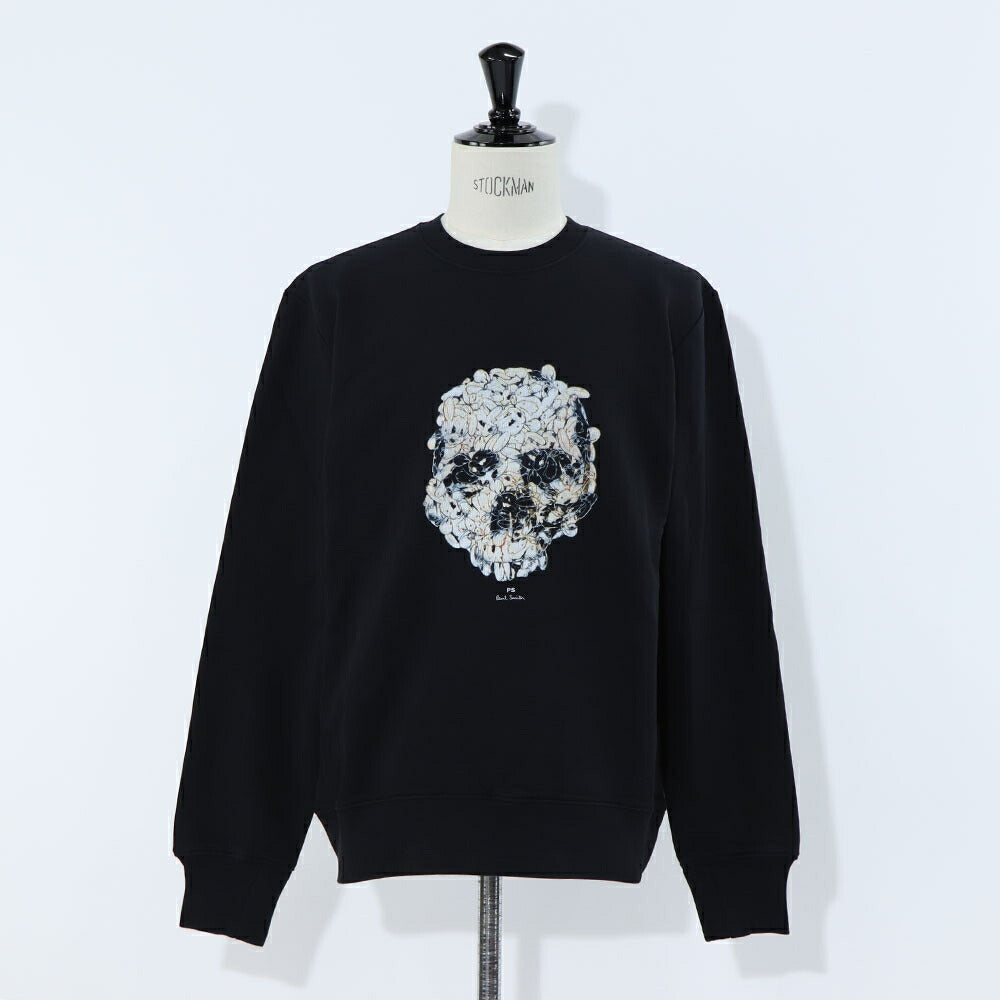 ポール スミス Paul Smith トップス スウェット・トレーナー レディース メンズ ユニセックス Bunnyskull Sweat Top ブラック コットン フロントプリント うさぎ スカル ドクロ クルーネック ブラック M2R-027R-LP4243