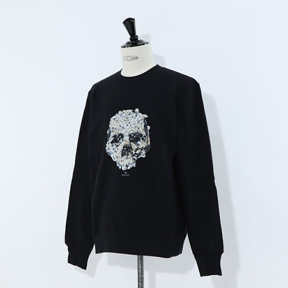 ポール スミス Paul Smith トップス スウェット・トレーナー レディース メンズ ユニセックス Bunnyskull Sweat Top ブラック コットン フロントプリント うさぎ スカル ドクロ クルーネック ブラック M2R-027R-LP4243