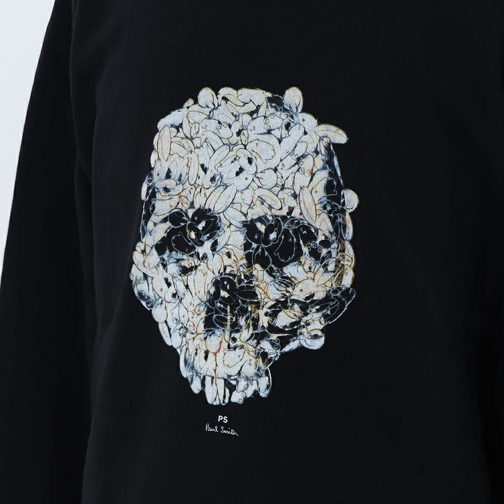 ポール スミス Paul Smith トップス スウェット・トレーナー レディース メンズ ユニセックス Bunnyskull Sweat Top ブラック コットン フロントプリント うさぎ スカル ドクロ クルーネック ブラック M2R-027R-LP4243