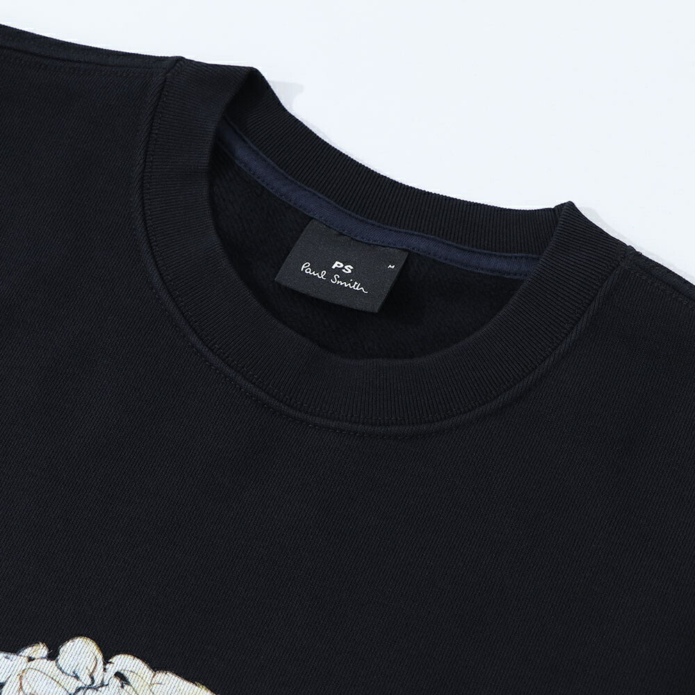 ポール スミス Paul Smith トップス スウェット・トレーナー レディース メンズ ユニセックス Bunnyskull Sweat Top ブラック コットン フロントプリント うさぎ スカル ドクロ クルーネック ブラック M2R-027R-LP4243