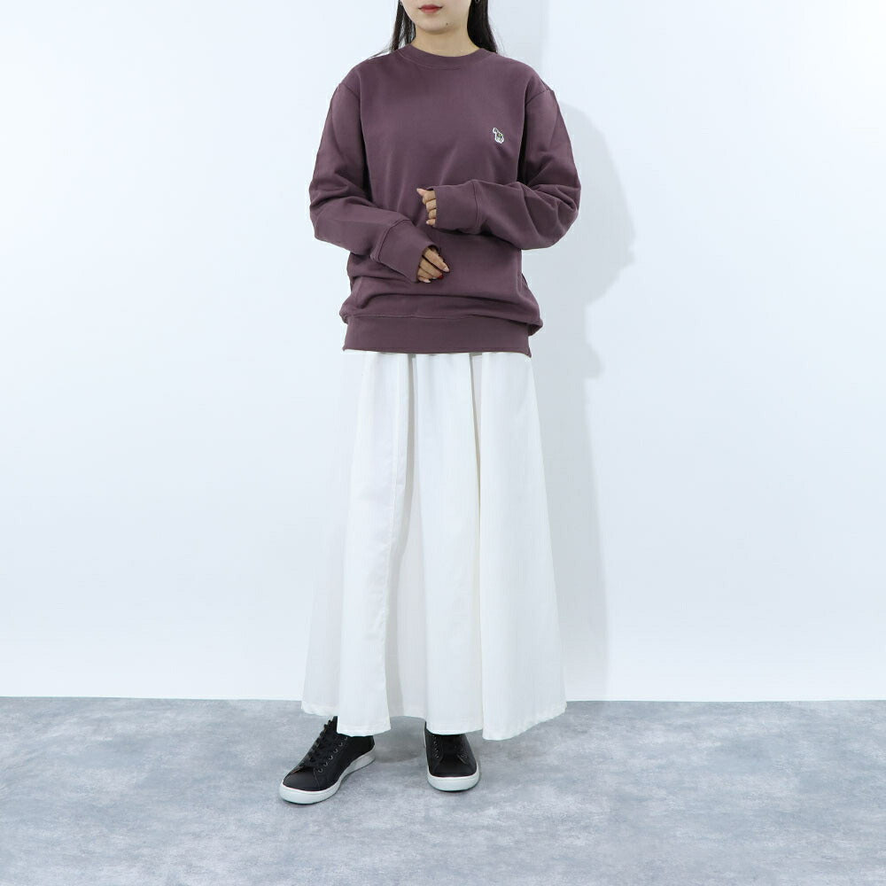 ポール スミス Paul Smith トップス スウェット・トレーナー レディース メンズ ユニセックス REG FIT SWEATSHIRT ZEBRA ブルー ボルドー コットン 刺繍 ワンポイント ゼブラ シマウマ クルーネック パイル地 M2R-027RZ-L21116