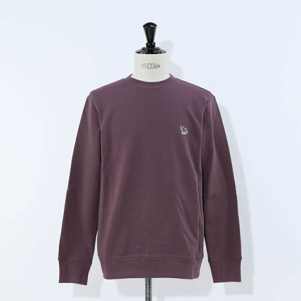 ポール スミス Paul Smith トップス スウェット・トレーナー レディース メンズ ユニセックス REG FIT SWEATSHIRT ZEBRA ブルー ボルドー コットン 刺繍 ワンポイント ゼブラ シマウマ クルーネック パイル地 M2R-027RZ-L21116