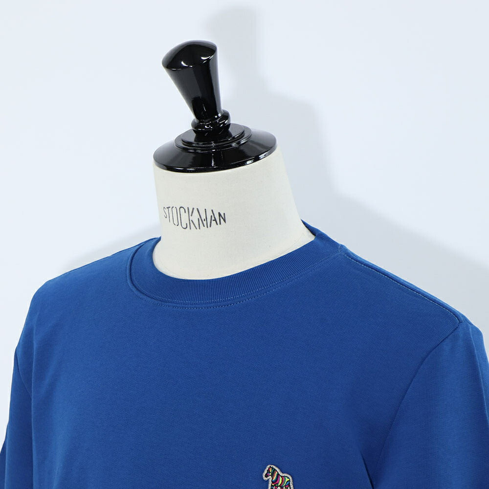 ポール スミス Paul Smith トップス スウェット・トレーナー レディース メンズ ユニセックス REG FIT SWEATSHIRT ZEBRA ブルー ボルドー コットン 刺繍 ワンポイント ゼブラ シマウマ クルーネック パイル地 M2R-027RZ-L21116