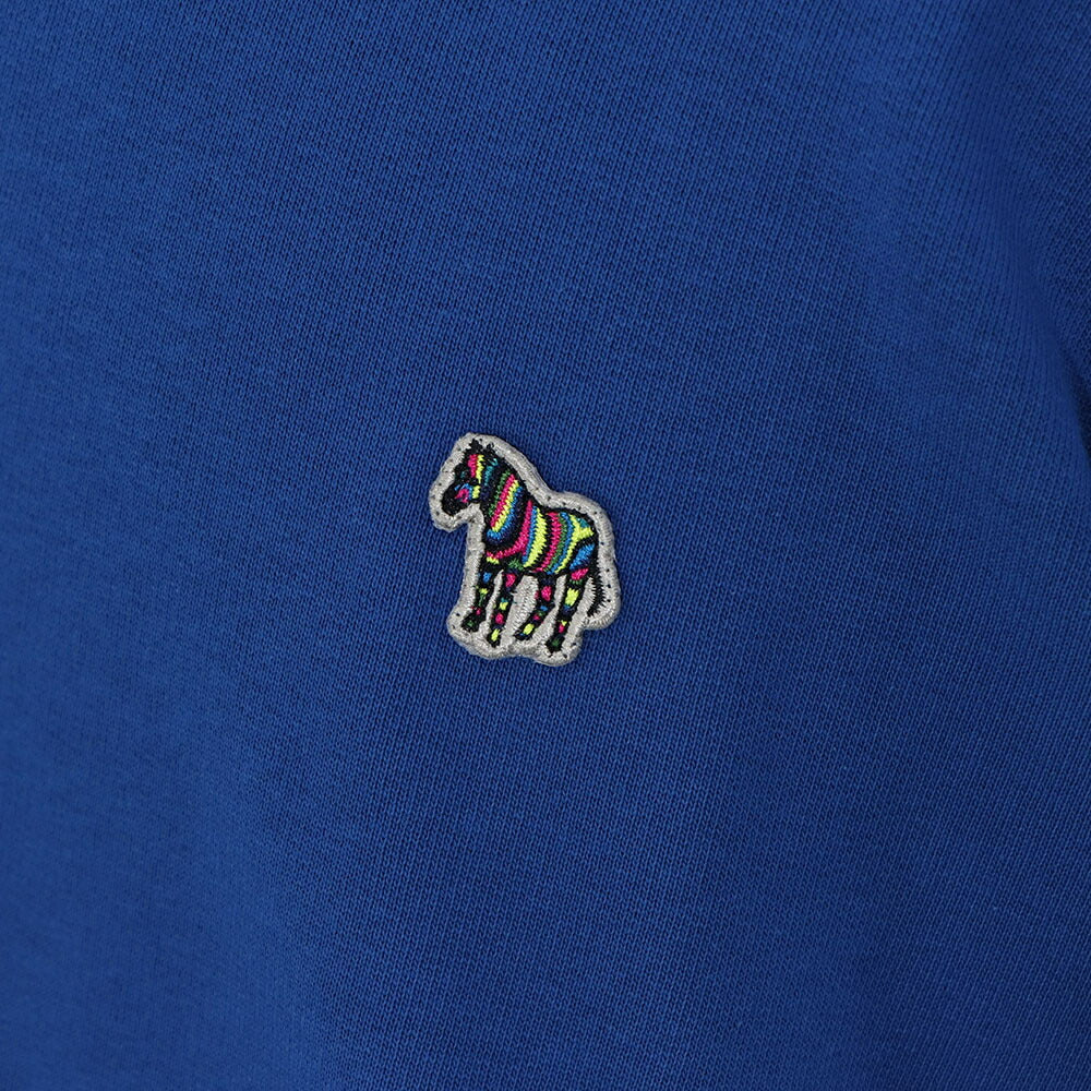 ポール スミス Paul Smith トップス スウェット・トレーナー レディース メンズ ユニセックス REG FIT SWEATSHIRT ZEBRA ブルー ボルドー コットン 刺繍 ワンポイント ゼブラ シマウマ クルーネック パイル地 M2R-027RZ-L21116