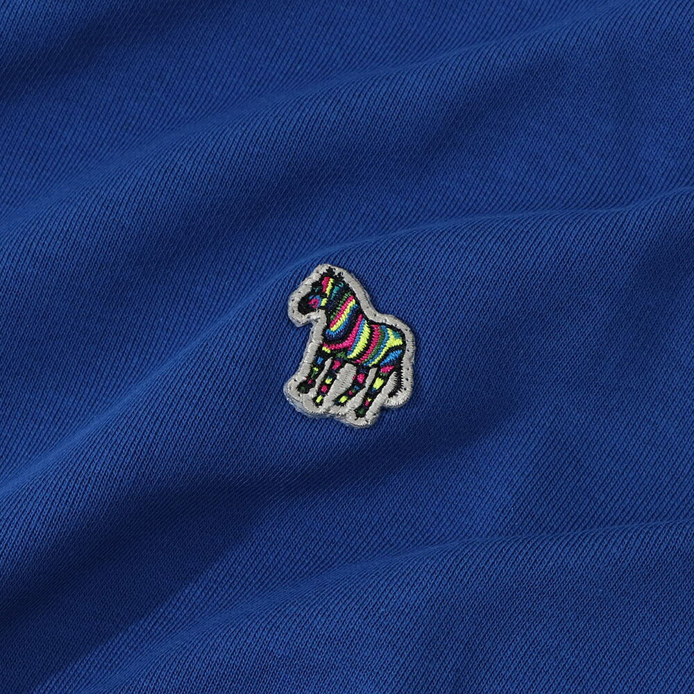 ポール スミス Paul Smith トップス スウェット・トレーナー レディース メンズ ユニセックス REG FIT SWEATSHIRT ZEBRA ブルー ボルドー コットン 刺繍 ワンポイント ゼブラ シマウマ クルーネック パイル地 M2R-027RZ-L21116