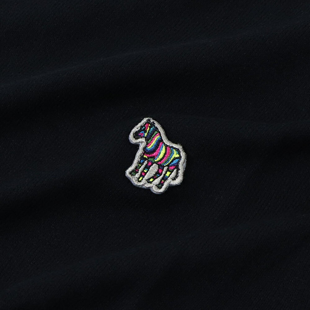 ポール スミス Paul Smith トップス ニット メンズ SWEATER CREW NECK ZEB BAD ブルー ボルドー ブラック コットン ナイロン ウール クルーネック 刺繍 ワンポイント シマウマ ゼブラ ブラック ボルドー ブルー M2R-228YZ-L21931