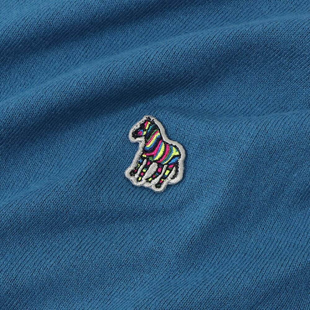 ポール スミス Paul Smith トップス ニット メンズ SWEATER CREW NECK ZEB BAD ブルー ボルドー ブラック コットン ナイロン ウール クルーネック 刺繍 ワンポイント シマウマ ゼブラ ブラック ボルドー ブルー M2R-228YZ-L21931