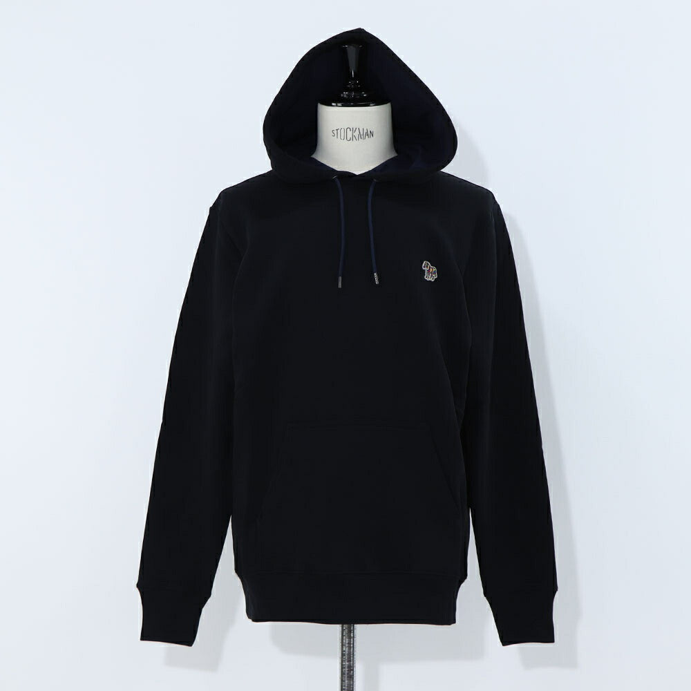 ポール スミス Paul Smith トップス パーカー レディース メンズ ユニセックス REG FIT HOODY ZEBRA ネイビー グレー ブラック コットン 刺繍 ワンポイント シマウマ ゼブラ フーディ ネイビー グレー ブラック M2R-284S-KZEBRA