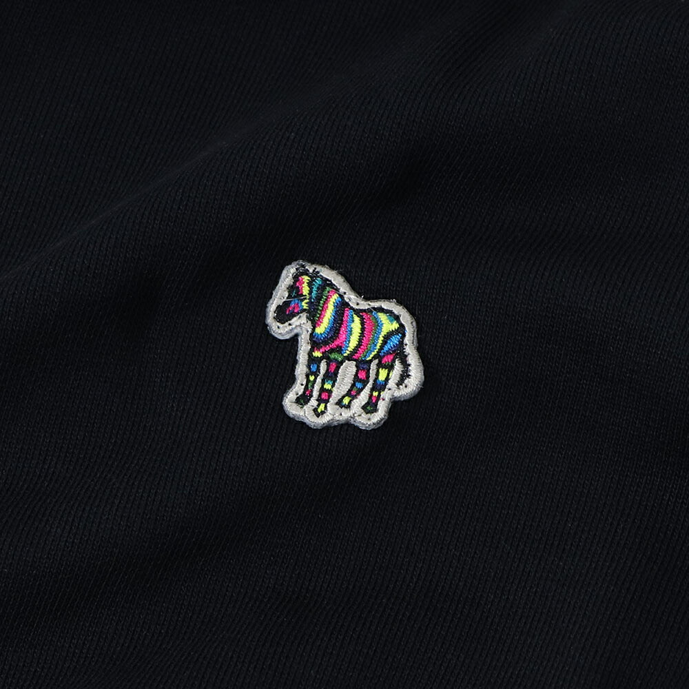 ポール スミス Paul Smith トップス パーカー レディース メンズ ユニセックス REG FIT HOODY ZEBRA ネイビー グレー ブラック コットン 刺繍 ワンポイント シマウマ ゼブラ フーディ ネイビー グレー ブラック M2R-284S-KZEBRA