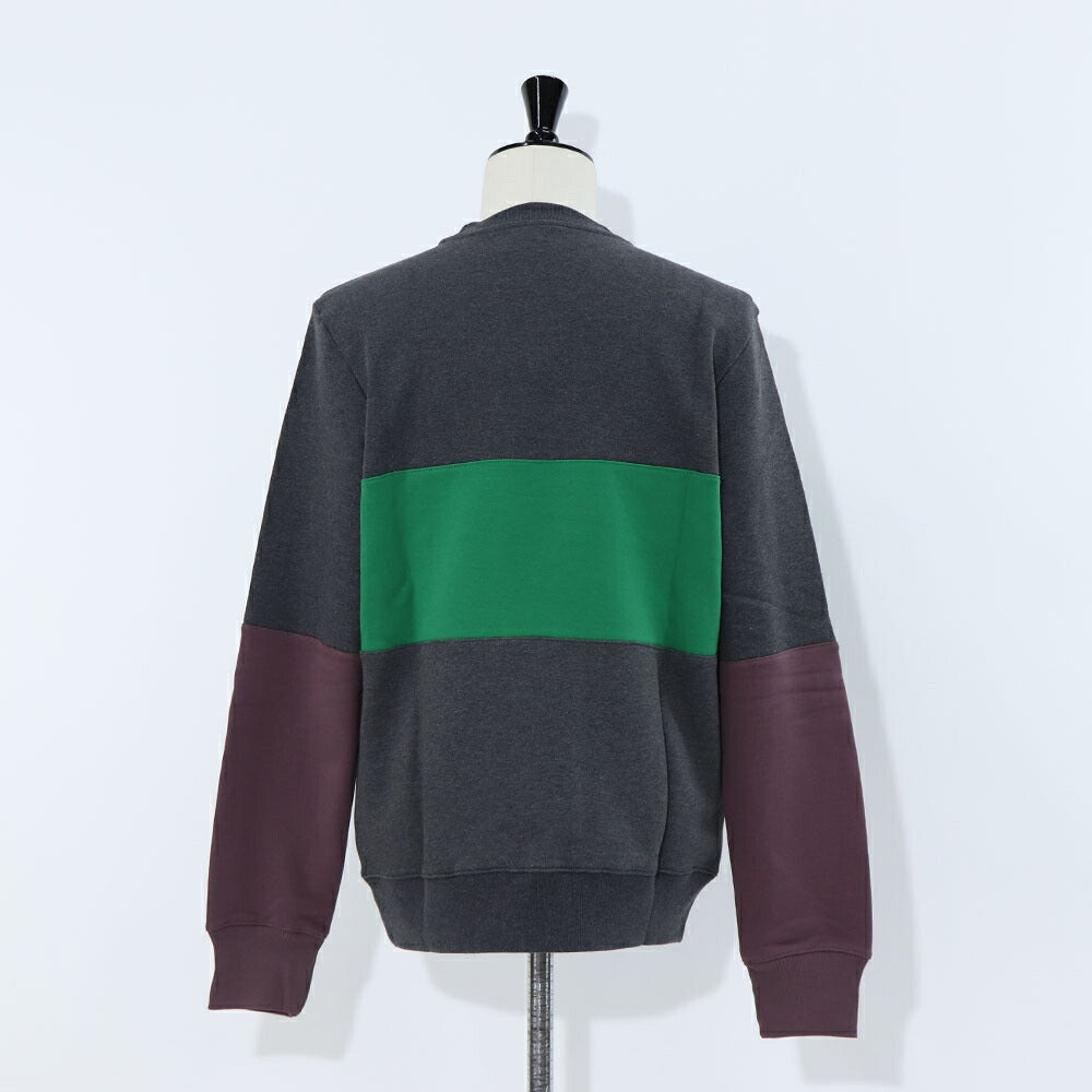 ポール スミス Paul Smith トップス スウェット・トレーナー メンズ REG FIT SWEATSHIRT ZEBRA ネイビー グレー ボルドー コットン 刺繍 ワンポイント シマウマ ゼブラ バイカラー クルーネック グレー ネイビー ボルドー M2R-420YZ-L21116
