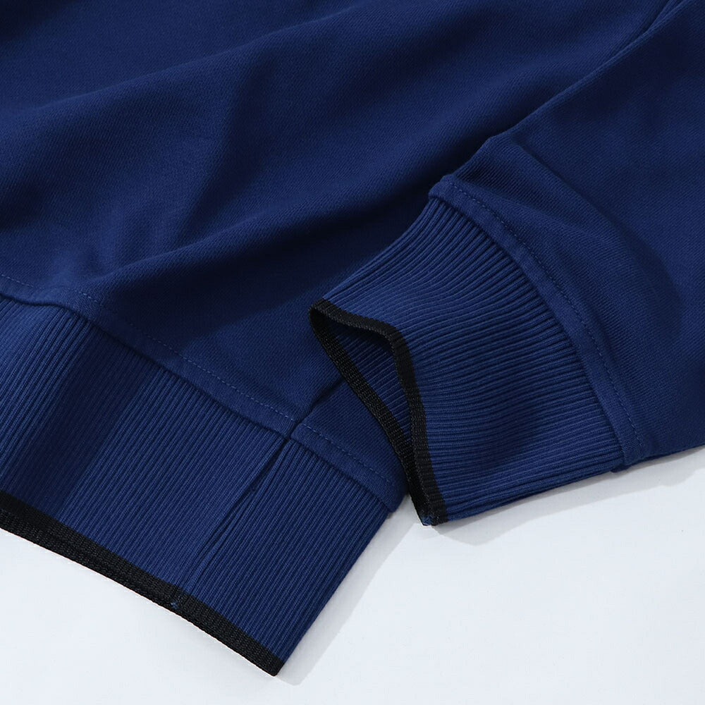 ポール スミス Paul Smith トップス スウェット・トレーナー レディース メンズ ユニセックス REG FIT SWEATSHIRT BROAD STRIPE ZEB ブルー コットン フロントプリント シマウマ ゼブラ イラスト ストライプ クルーネック ブルー ダークネイビー M2R-954X-KP3713