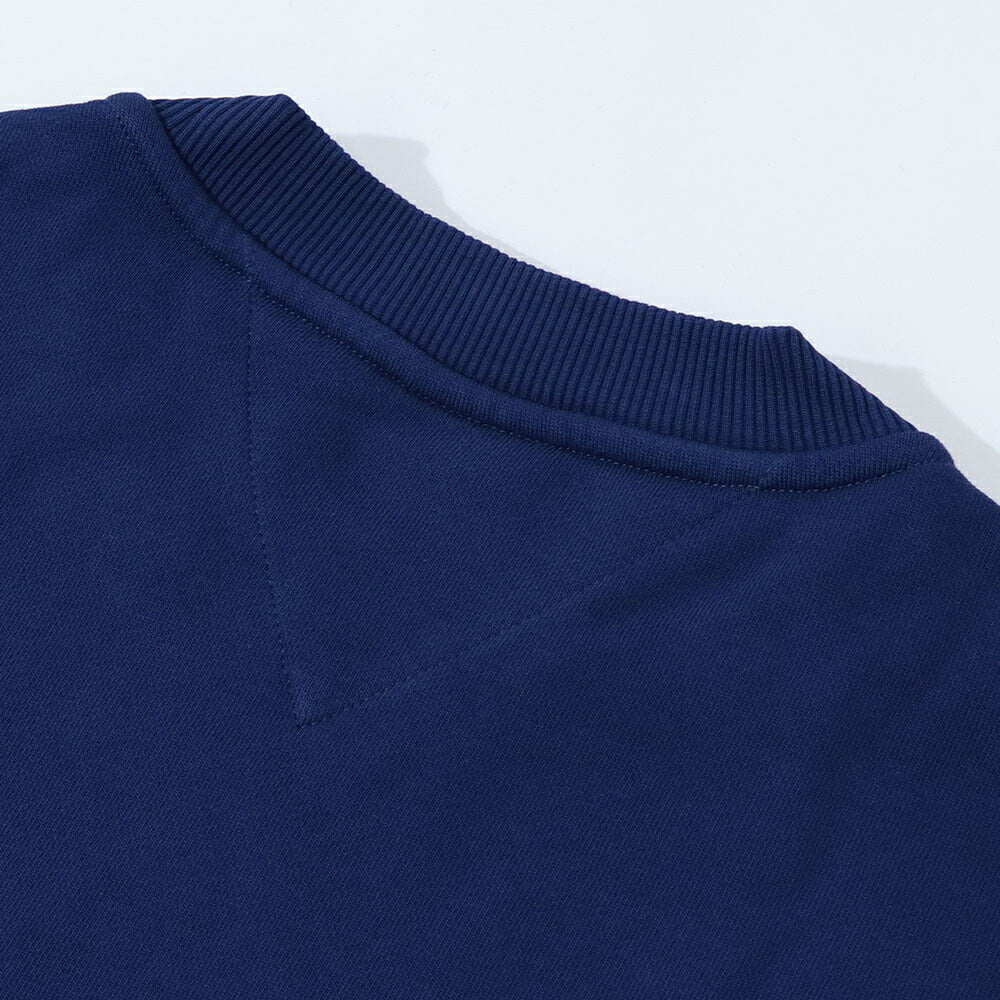 ポール スミス Paul Smith トップス スウェット・トレーナー レディース メンズ ユニセックス REG FIT SWEATSHIRT BROAD STRIPE ZEB ブルー コットン フロントプリント シマウマ ゼブラ イラスト ストライプ クルーネック ブルー ダークネイビー M2R-954X-KP3713