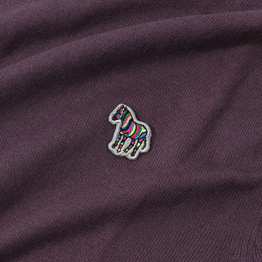 ポール スミス Paul Smith トップス ニット メンズ SWEATER ROLL NECK ZEB BAD ブルー ネイビー ボルドー コットン ナイロン ウール 刺繍 ワンポイント シマウマ ゼブラ ハイネック タートルネック ネイビー ブルー ボルドー M2R-230YZ-L21931