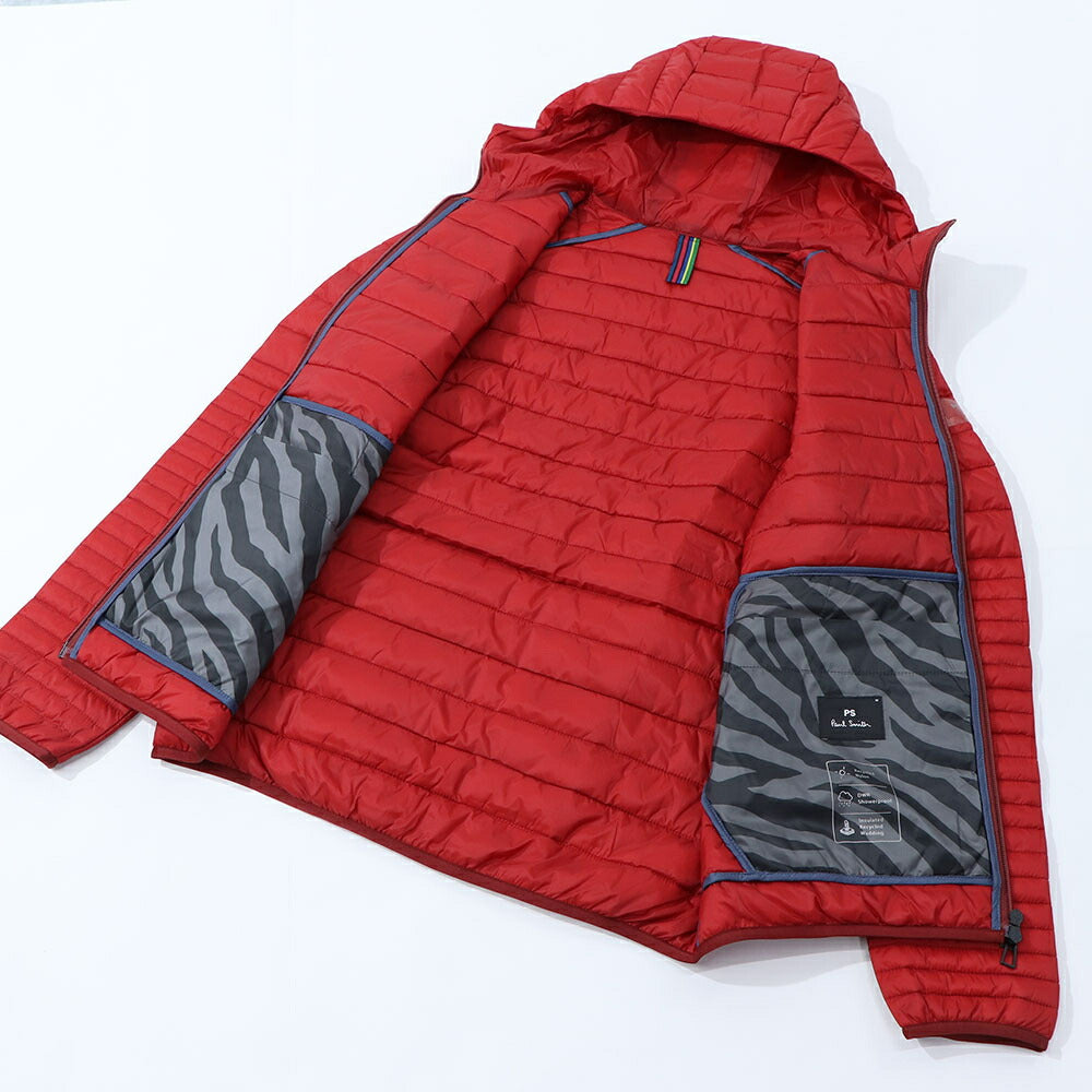 ポール スミス Paul Smith アウター ダウンウェア メンズ FIBRE DOWN PADDED COAT レッド キルティング 無地 シンプル コンパクト ブラック レッド ハーフ・ショート丈 M2R-442Y-L21876
